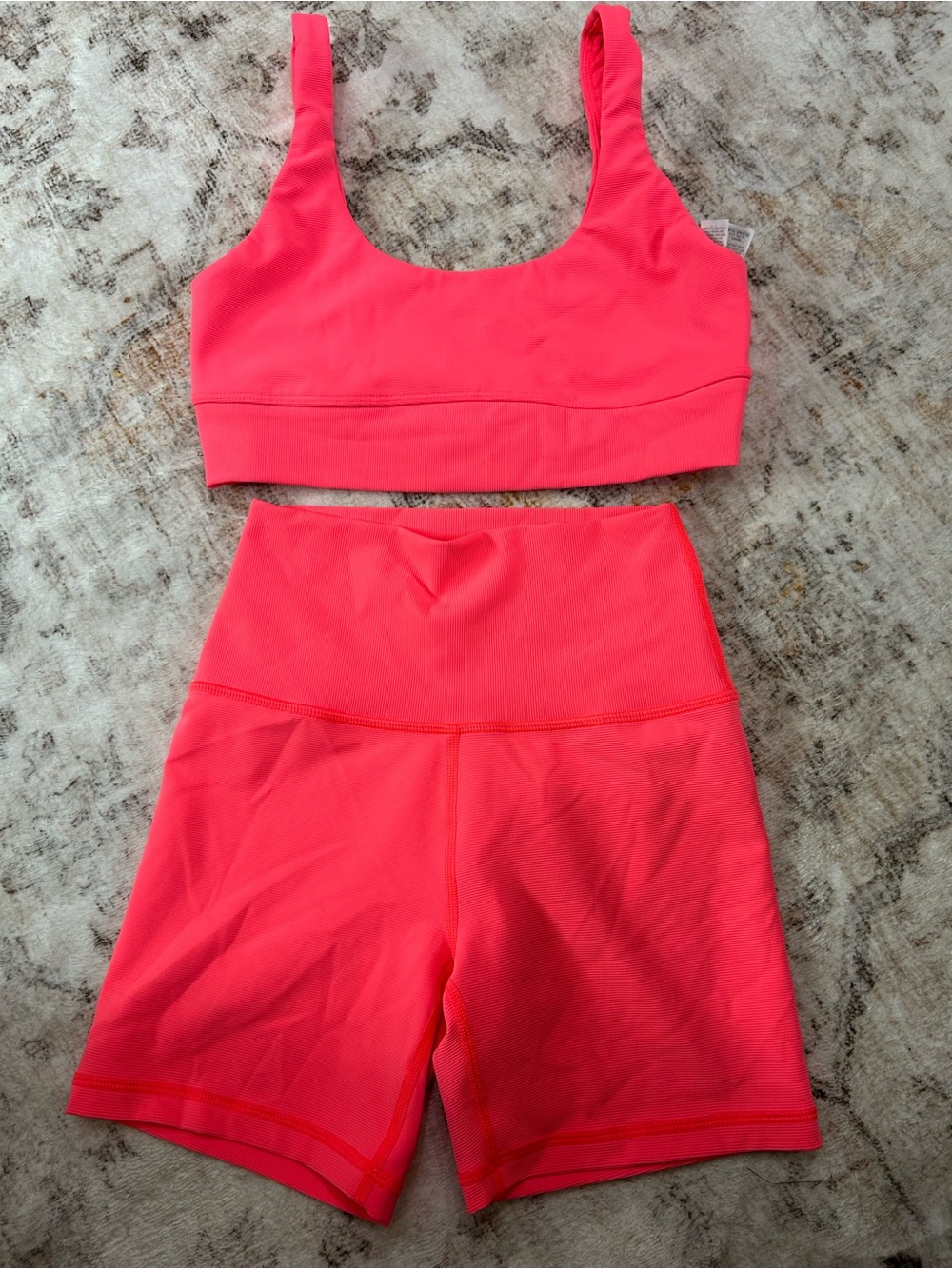 aerie pink  Bike Shorts Set xs/s